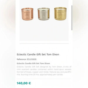 Tom Dixon  Eclectic Candle Set